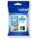 Brother LC421C tintes kasete, 1 gab., 200 lappuses, oriģināls, zilā krāsā, saderība: DCP-J1050DW, DCP-J1140DW, MFC-J1010DW