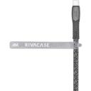 Rivacase USB-C į USB-C KABELIS PS6105GR21, 2.1m, 3A, 480Mbps, variniai laidai, plok&scaron;čia konstrukcija