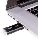 Silicon Power Blaze B02 USB zibatmiņa SP032GBUF3B02V1K, 32 GB, USB 3.2 Gen 1, melna, 256-bit AES, plastmasa