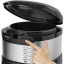 Tefal Praegrill FF215D, 1475 W, 1.8 L, must/roostevaba teras, termostaat, 1 kg toitu, 150-190 &deg;C