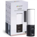 Ezviz LC3 CS-LC3 4MP 2-in-1 LED Seinalamp ja V&auml;listingimustes Nutikas AI Kaamera 32GB &Ouml;&ouml;n&auml;gemine MicroSD Valge