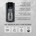 Greitas momentinis kar&scaron;to vandens dozatorius 2600W 2.5 L nerūdijantis plienas juodas sidabrinis HW616 01896 Caso