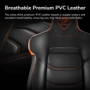 Gaming chair with ergonomic design adjustable armrests and high backrest CGR-Armor EVO Black-Orange COUGAR