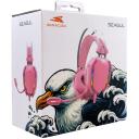 Baracuda Austiņas SEAGUL-P, 310g, Rozā, 118dB, 32&Omega;, 20Hz-20kHz, 2.15m, Uz ausīm, Galvas stīpa, Iebūvēts mikrofons