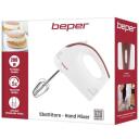 Beper Mikseris P102SBA110, 200 W, 5 ātrumi, nerūsējo&scaron;ā tērauda uzgaļi, gumijots rokturis, mazgājami uzgaļi