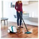 Polti tvaika tīrītājs PTEU0277 Vaporetto Smart 100_T, 1500 W, 4 bar, 2 L, baltā krāsā, 110 g/min tvaika, 7.5 m darbības rādiuss