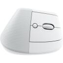 Logitech Lift vertikalus ergonominis pelė RIGH 910-006475, 4000 DPI, 4 mygtukai, RF belaidis + Bluetooth, balta