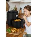 Esperanza Beztauku fritētājs EKA001, 2,6L, 1000W, 220-240V, 60min taimeris, 200&deg;C, 7 programmas, melns