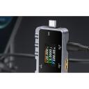 Fnirsi USB Тестер 2w1 FNAC-28, 1.06 дюйма, 0-156 Вт, 0-6.5 А, 4-24 В, точность &plusmn;(0.2&permil; + 2)