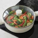 Russell Hobbs Sautē&scaron;anas katliņ&scaron; RH03871C, 28cm, alumīnijs, stikla vāks, nepiedego&scaron;s, indukcijai piemērots