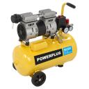 Oro kompresorius be alyvos 750W, POWERPLUS, POWX17260S, Galia: 750 W, Slėgis: 8 bar, Oro srautas: 120 l/min, Talpa: 24 L