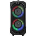 Esperanza EP157 BT FM LED RGB skaļrunis melns 10W, 185mm, 150mm, 398mm, 10m, 5h, 5V, 3.5mm, 5.0, LED apgaismojums