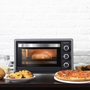 Mini electric oven 26 L 1500 W Bake&Toast 2600 Black 4Pizza with convection function and pizza stone Black 3818 Cecotec