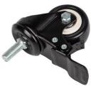Lanberg Rattad AK-1601-B, M10, 4, 50kg, must, pidur