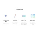 Портативная Bluetooth колонка с профессиональными 8 дюймовыми вуферами режимом Ultra Bass RGB подсветкой DJ Party функциями и до 18 часов работы от аккумулятора New York Чёрный 1073423 Klipsch