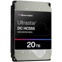 Western Digital HDD 0B47749 20TB 7200RPM 12Gbit/s 512MB Ultrastar DC HC555, 3.5", CMR, 5 лет гарантии