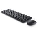 Dell Klaviatuur ja hiir KM3322W 580-AKFZ, 2.4 GHz, 3 nuppu, akud 2xAAA, 1xAA, traadita &uuml;hendus, must