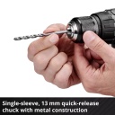 Bezvadu trieciena urbjma&scaron;īna TP-CD 18/60 Li-i, EINHELL, 4514205, 18V, bezsuku motors, 2 ātrumi, 13mm metāla čaks, ergonomisks dizains, LED gaisma