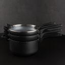 Russell Hobbs Saliekams metāla marmora katliņu un pannu komplekts RH01840EU7, 4 gab, 3,6 kg, melna, nerūsējo&scaron;ais tērauds
