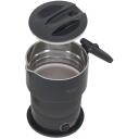 Adler Silikoonist reisi teekann AD 1377g, 600 W, 0.6 L, Silikoon, Hall, Kokkuvolditav, Automaatne v&auml;ljal&uuml;litus, Kokkutatav kaas