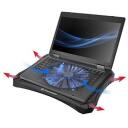 Thermaltake Klēpjdatoru dzesētājs CL-N004-PL20BL-A, 36.5 cm, 27.6 cm, 4.2 cm, 700 g, 200 mm ventilators, 800 rpm, USB, 31.7 dB