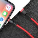Baseus Kaabel CALKLF-A09, 50cm, 2,4A, Apple Lightning, USB 2.0, punane