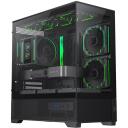 Gamemax Korpus VISTA 2 MB, 2 x 3.5", 2 x 2.5", 5 laiendusslotti, M-ATX, must