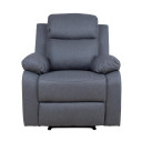 Reglainera krēsls REX manuāls, tum&scaron;i pelēks 28658