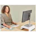 Fellowes Breyta Compact klaviatūros plaukstas balstas | 100142573 | 60 mm, 320 mm, 17.5 mm, Silikonas, Antibakterinis