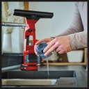 Bezvadu logu tīrītājs, EINHELL, 3437100, 18V, 300 ml izsmidzinā&scaron;anas pudele, bez svītrām rezultātiem