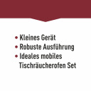 Āra galda kūpinātava ar termometru un koksnes skaidiņām 43×27,3×21 cm 3,6 kg 330010 Browin