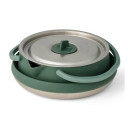 Salokāma Tējkanna DETOUR Stainless Steel Collapsible Kettle 1,6L, Laurel Wreath Green, 9327868160792 SEA TO SUMMIT