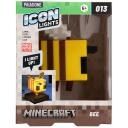 Paladone Minecraft Mesilase Ikon Valgus PP16018MCFID, 11cm, 2xAAA, LED, Laual, Kollane/Must