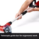 Bezvadu flīžu tīrītājs, EINHELL, 3424050, 18V, regulējams rokturis, iekļauti neilona un tērauda sukas