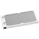 Deepcool vedelikjahutus LM240 WH R-LM240-WHDMMC-1, 240 mm, 66.23 cfm, Kahe 120 mm ventilaatoriga, ARGB valgustus