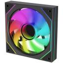 Xilence Вентилятор для корпуса XF078, 120мм, 500-1800RPM, 7-13.2V, черный, PWM, ARGB, 4 винта