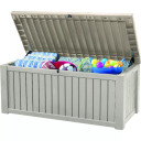 Rockwood Storage Box 570L Cream KETER 29197729508 155x72.4x64.4cm 18.2kg