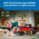 Lego Konstruktors Ugunsdzēsēju auto 60499, 691 gab., 7 g., plastmasa, City, lieliska dāvana
