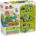 Lego 3 in 1 Būvniecības transportlīdzekļi 10475, 22 elementu, 2 figūriņas, 2+ gadi