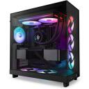 Nzxt Вентилятор для корпуса F280 RGB Core RF-U28HF-B1, 500-2000 RPM, 3.2 mmH2O, 8 RGB LED, черный