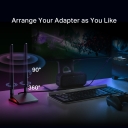 TP-Link Archer TBE550E BE9300 Wi-Fi 7 Bluetooth 5.4 PCIe адаптер три-диапазонный 6 GHz 5760 Mbps 5 GHz 2880 Mbps 2.4 GHz 688 Mbps 2&times; антенны Чёрный