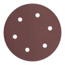 Liivapaber drywall &Oslash; 225mm - G120 - 5 tk, KREATOR, KRT232012, Graanulite suurus: 120, Aukude arv: 6