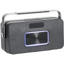 Tracer Portatīvs Bluetooth skaļrunis TRAGLO47816, 24W, 360min, 2x66mm draiveri, FM radio, AUX, USB-C, MicroSD, LED apgaismojums