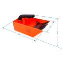 V&auml;ike puuviljakorjaja BIOOGROD 705002, metallist hambad, 22x14x12 cm