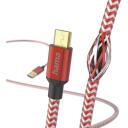 Hama Laadimiskaabel 00201556, 1.5m, punane, USB 2.0, Micro-USB, USB Type-A, 3A, 480Mbit/s, Quick Charge