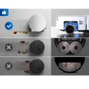 Robot vacuum and mop for dry & wet cleaning with 18 000 Pa suction power 5 200 mAh Li-ion battery and 0.22 L dust container white Ecovacs DEEBOT X8 OMNI