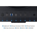 Gaming monitor 27&Prime; 4K UHD 3840&times;2160 180 Hz 1 ms IPS Dual Mode 4K 180 Hz FHD 360 Hz FreeSync Premium HDR10+ LS27FG702EUXEN Black Samsung