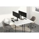 Neomounts monitors statīvs FPMA-D865DBLACK 10-27" 6 kg, regulējams augstums 352-462 mm, pagriežams 360&deg;, slīpums -20-20&deg;