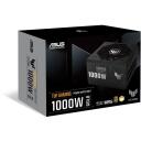 Asus TUF Gaming 1000W Gold toiteplokk 90YE00S1-B0NA00, 1000 W, 100-240 V, 20+4 pin ATX, 130 W (+3,3 V), 5x SATA, aktiivne jahutus