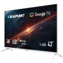 Blaupunkt 4K televizorius 43UBG6010S, 3840 x 2160, 2 USB, 3 HDMI, Smart TV, Google TV, balso kontrolė, Bluetooth